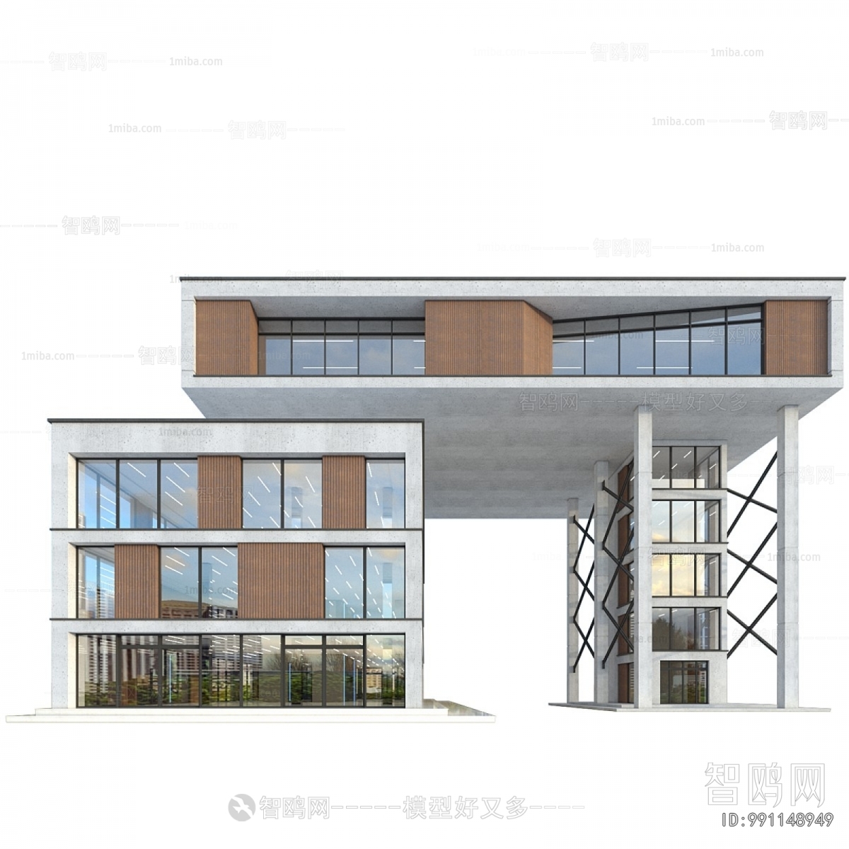 Modern Appearance Of Commercial Building