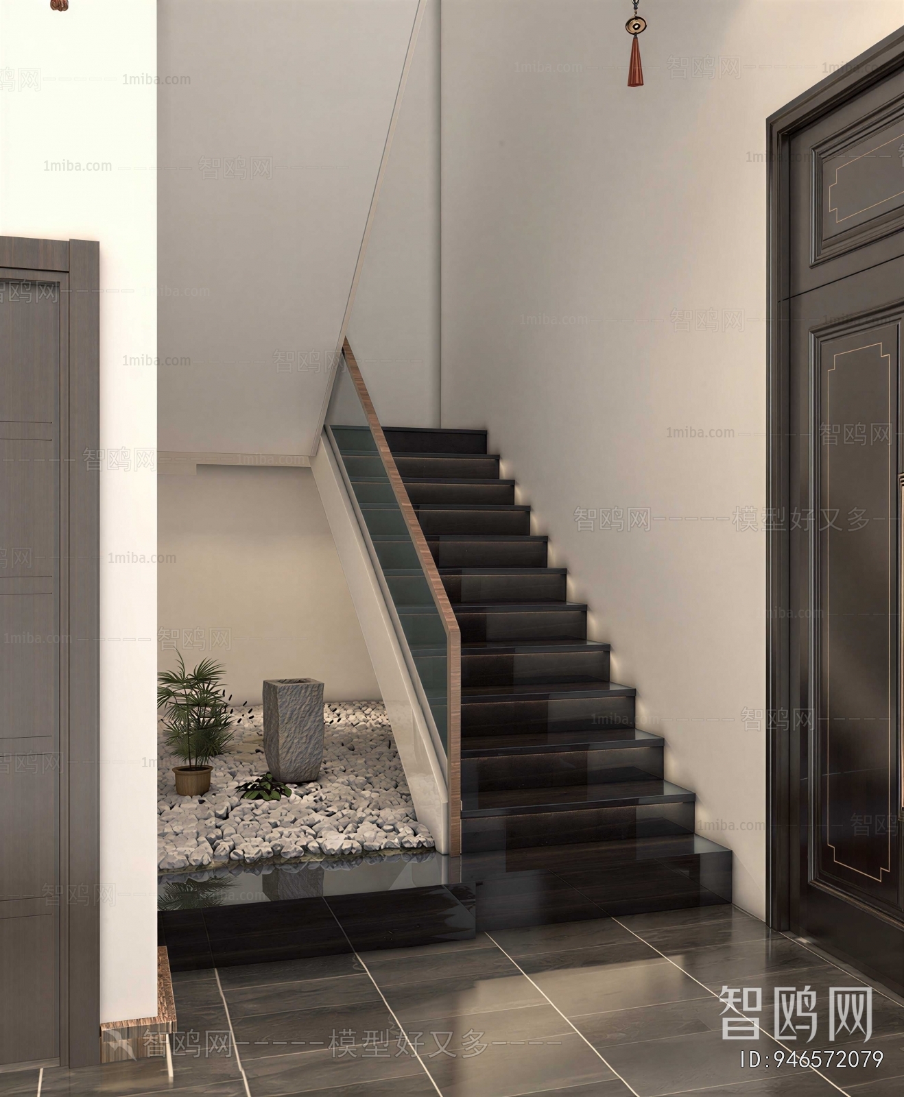 New Chinese Style Stairwell