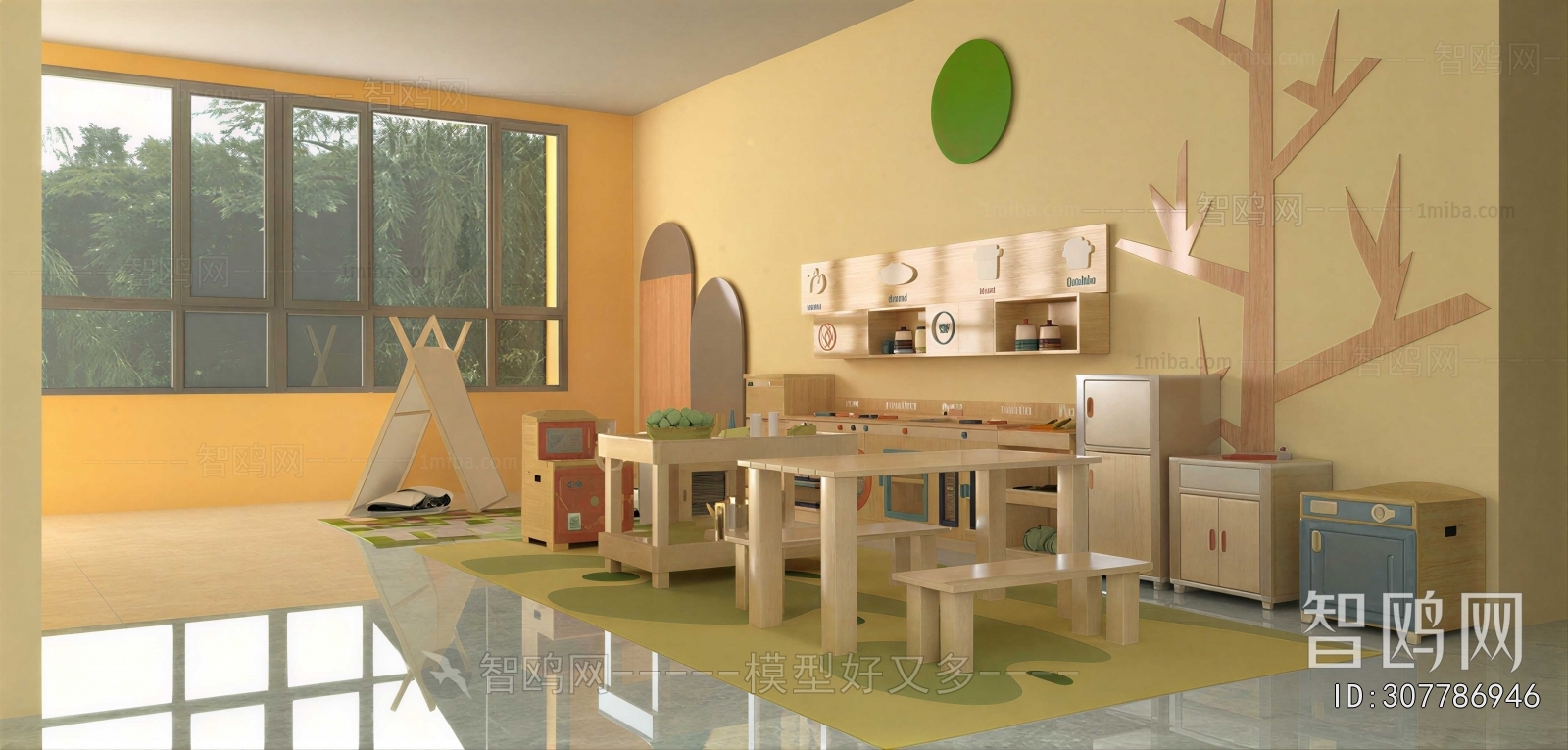 Modern Children's Playroom