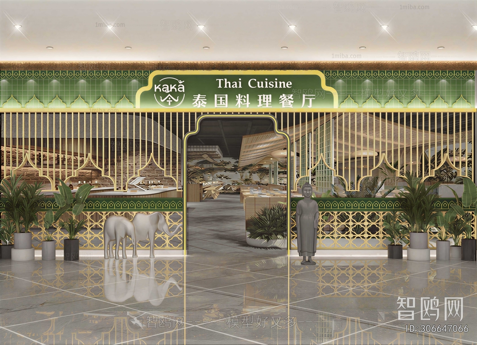 Southeast Asian Style Facade Element