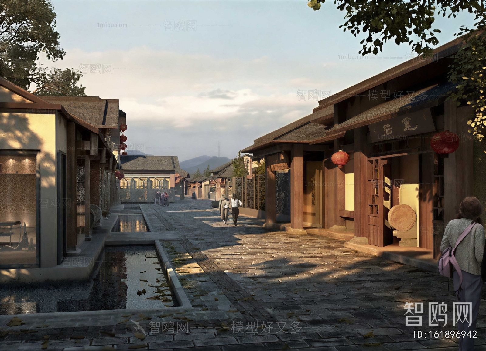 Chinese Style Commercial Street