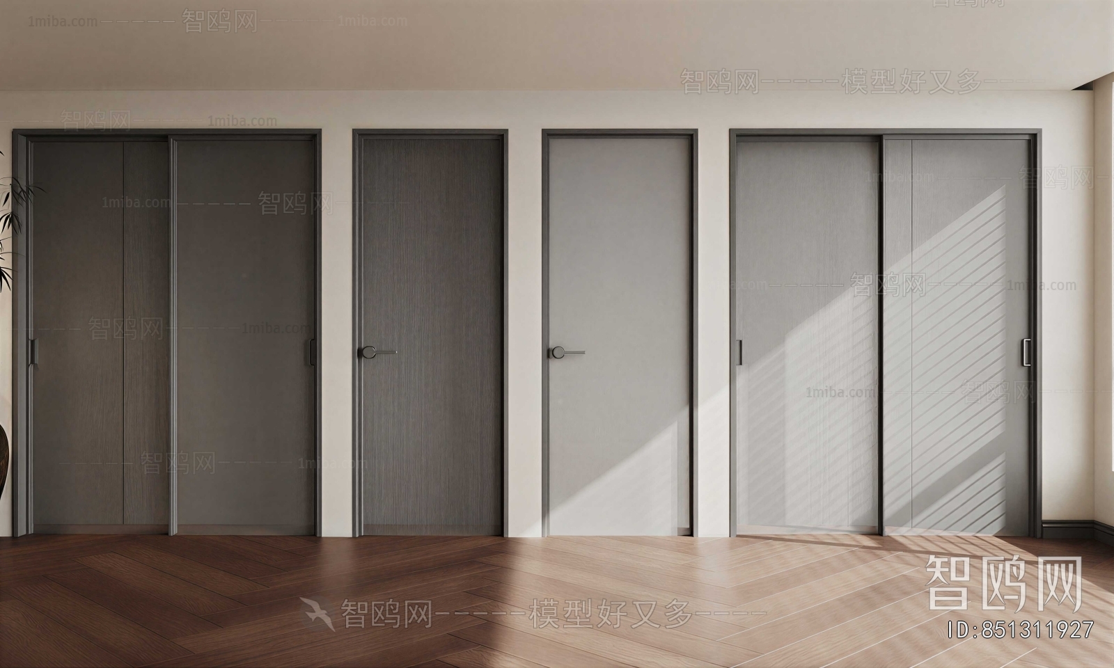 Modern Double Door