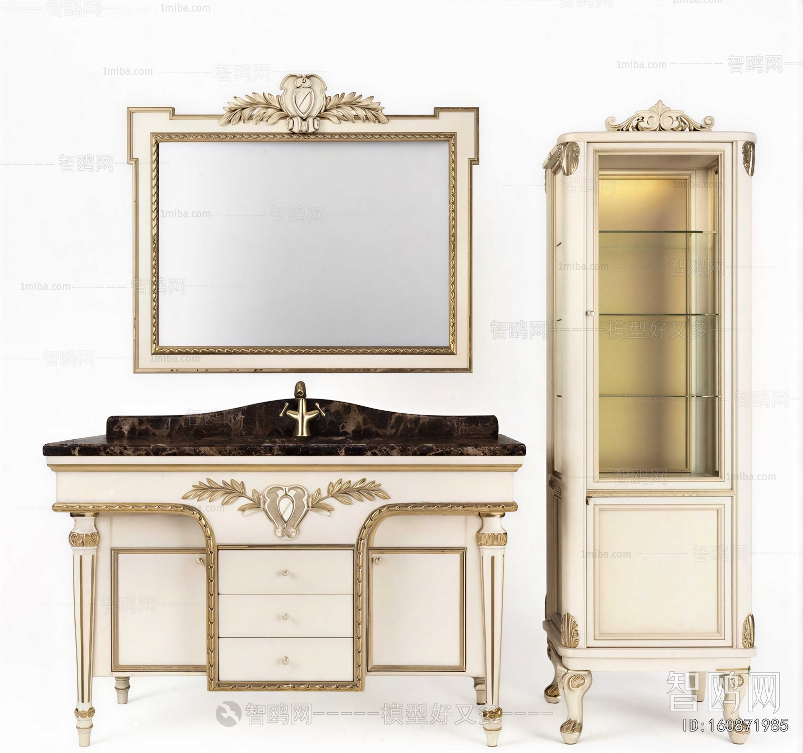European Style Bathroom Cabinet