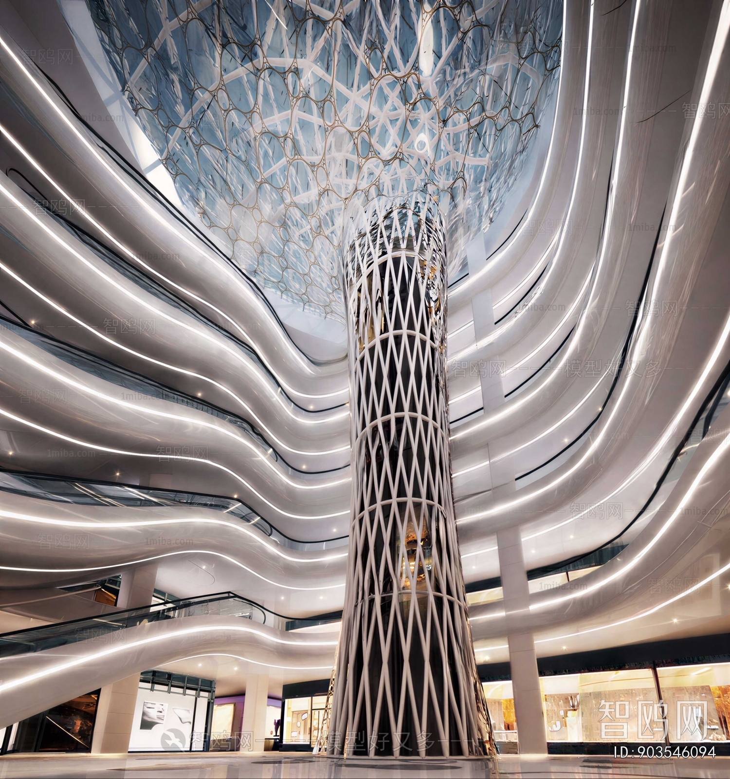 Modern Shopping Mall