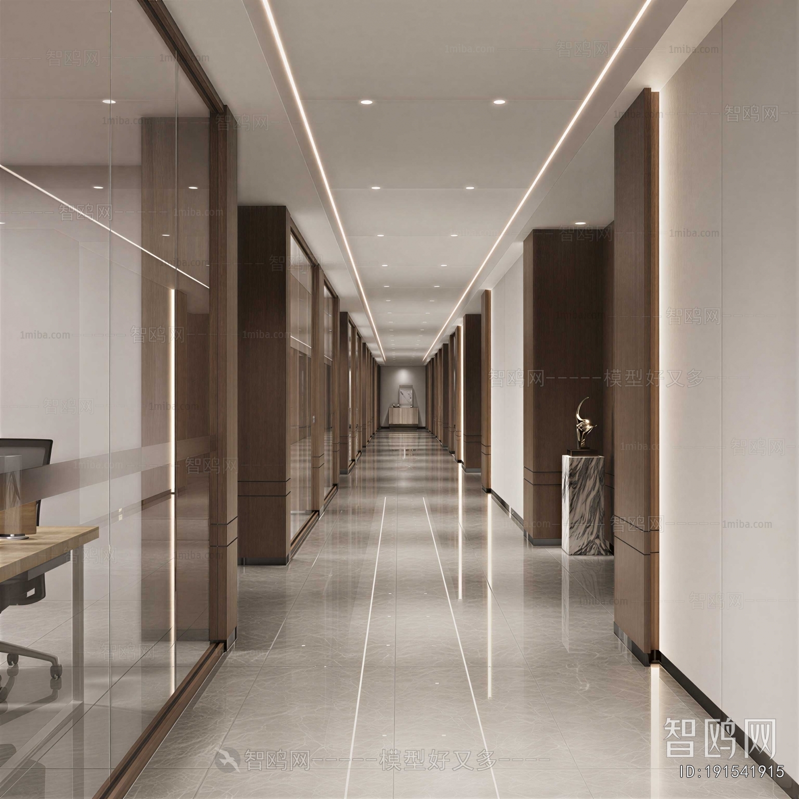 Modern Office Aisle
