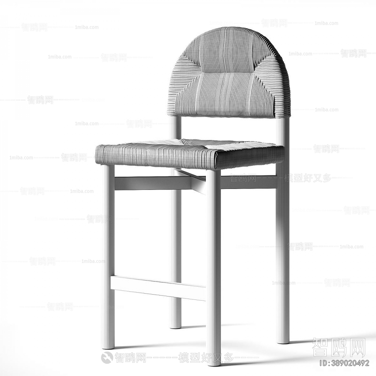 Wabi-sabi Style Bar Chair