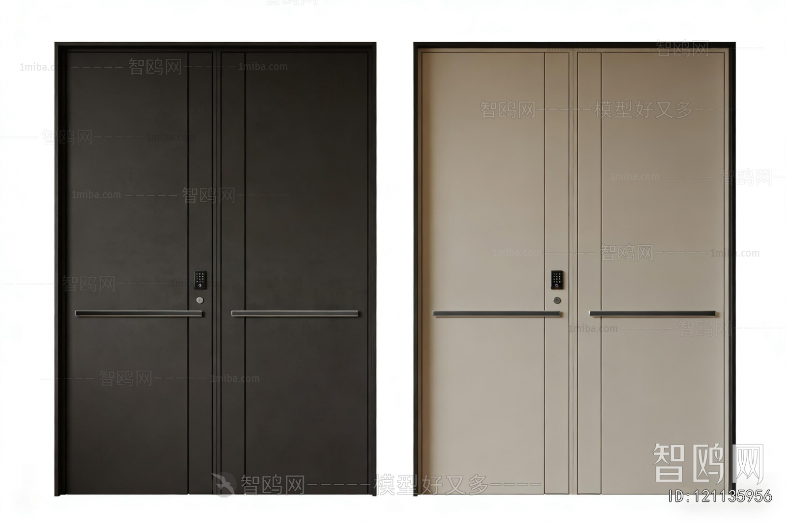 Modern Double Door