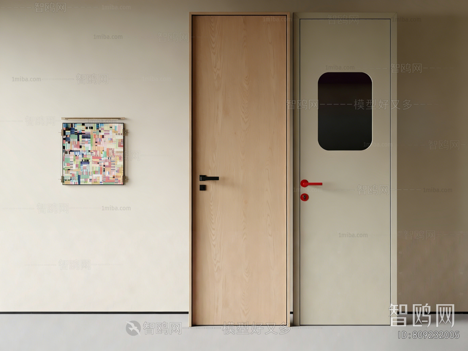 Modern Single Door