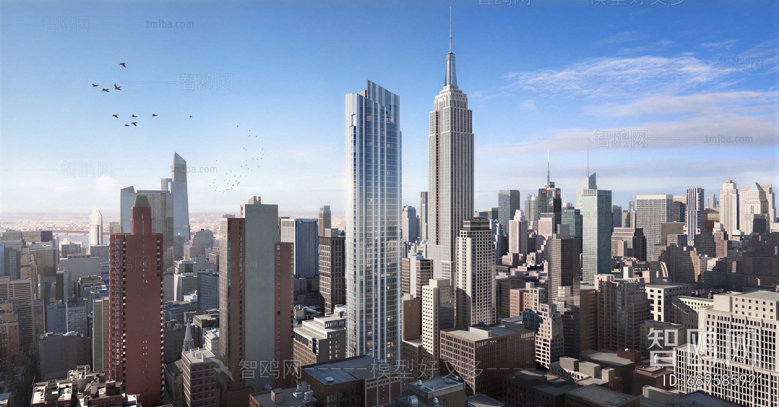 Modern Architectural Bird's-eye View Planning