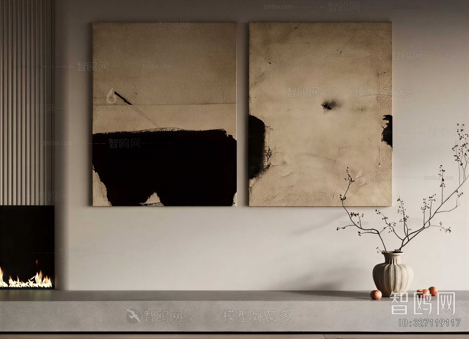 Wabi-sabi Style Painting
