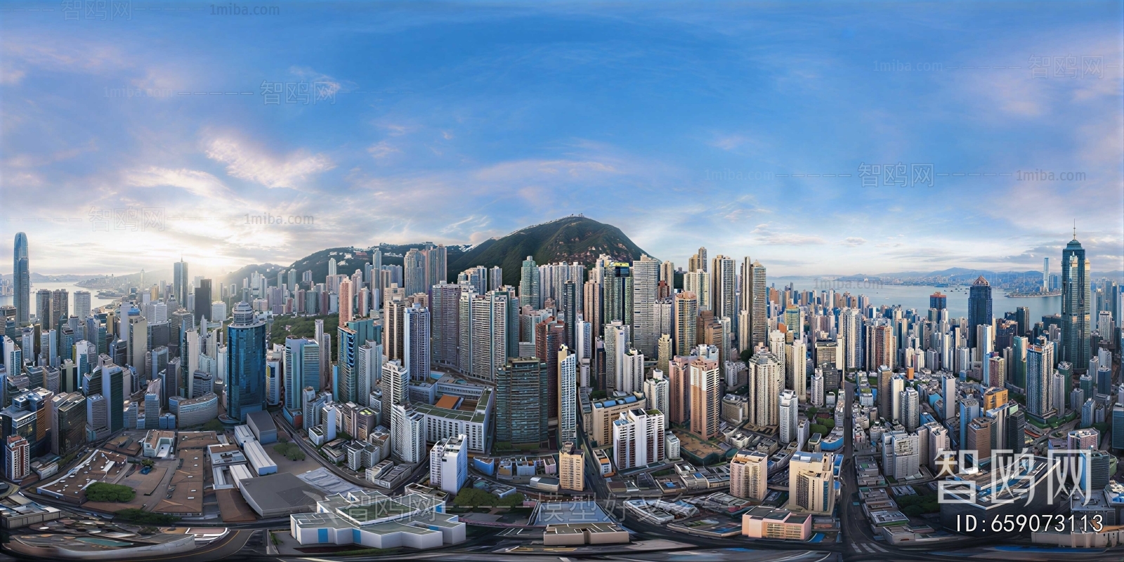Modern Architectural Bird's-eye View Planning