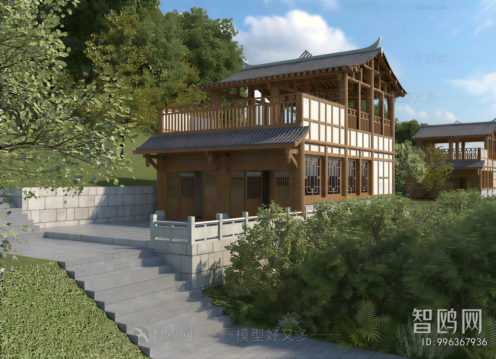 Chinese Style Residential Building
