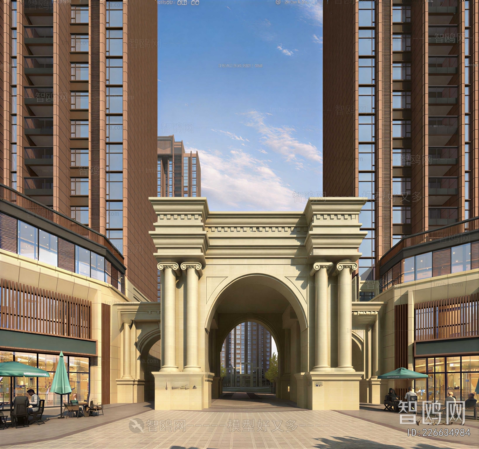 New Classical Style Facade Element