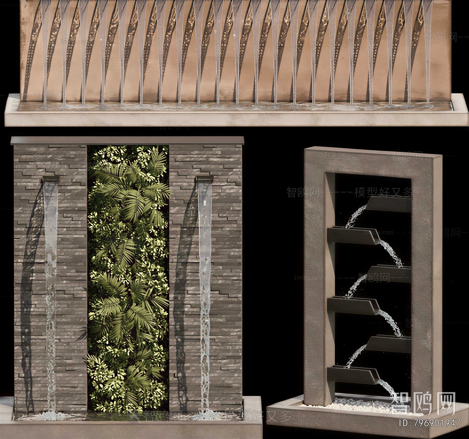 Modern Rockery Waterscape