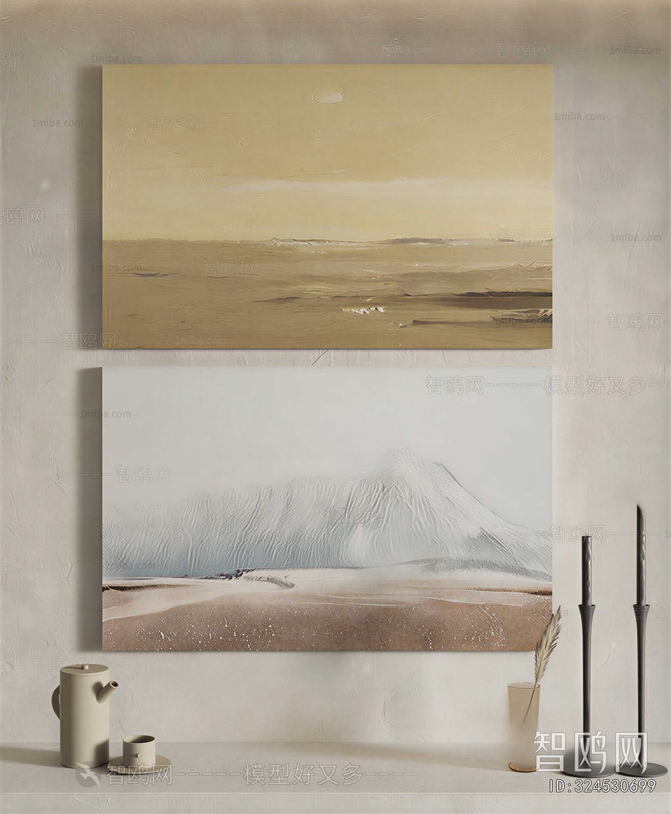 Wabi-sabi Style Painting