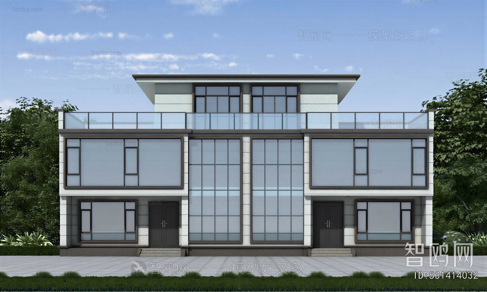 Modern Double Townhouse