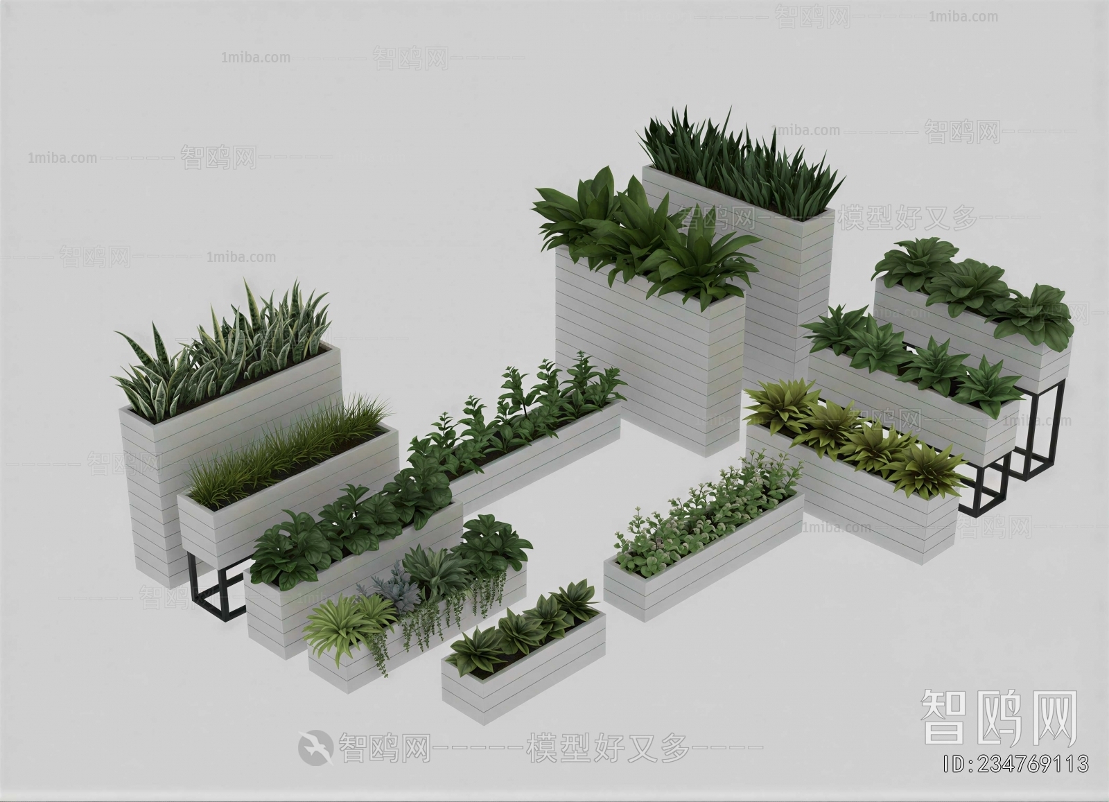 Modern Flower Bed, Flower Bowl, Flower Box