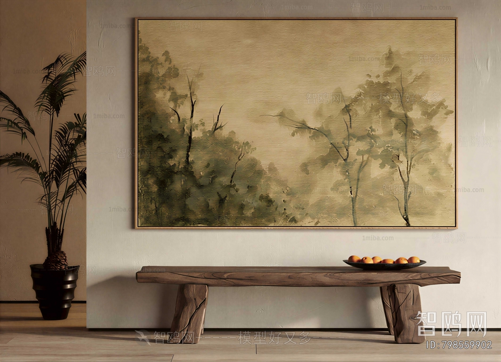 Wabi-sabi Style Painting