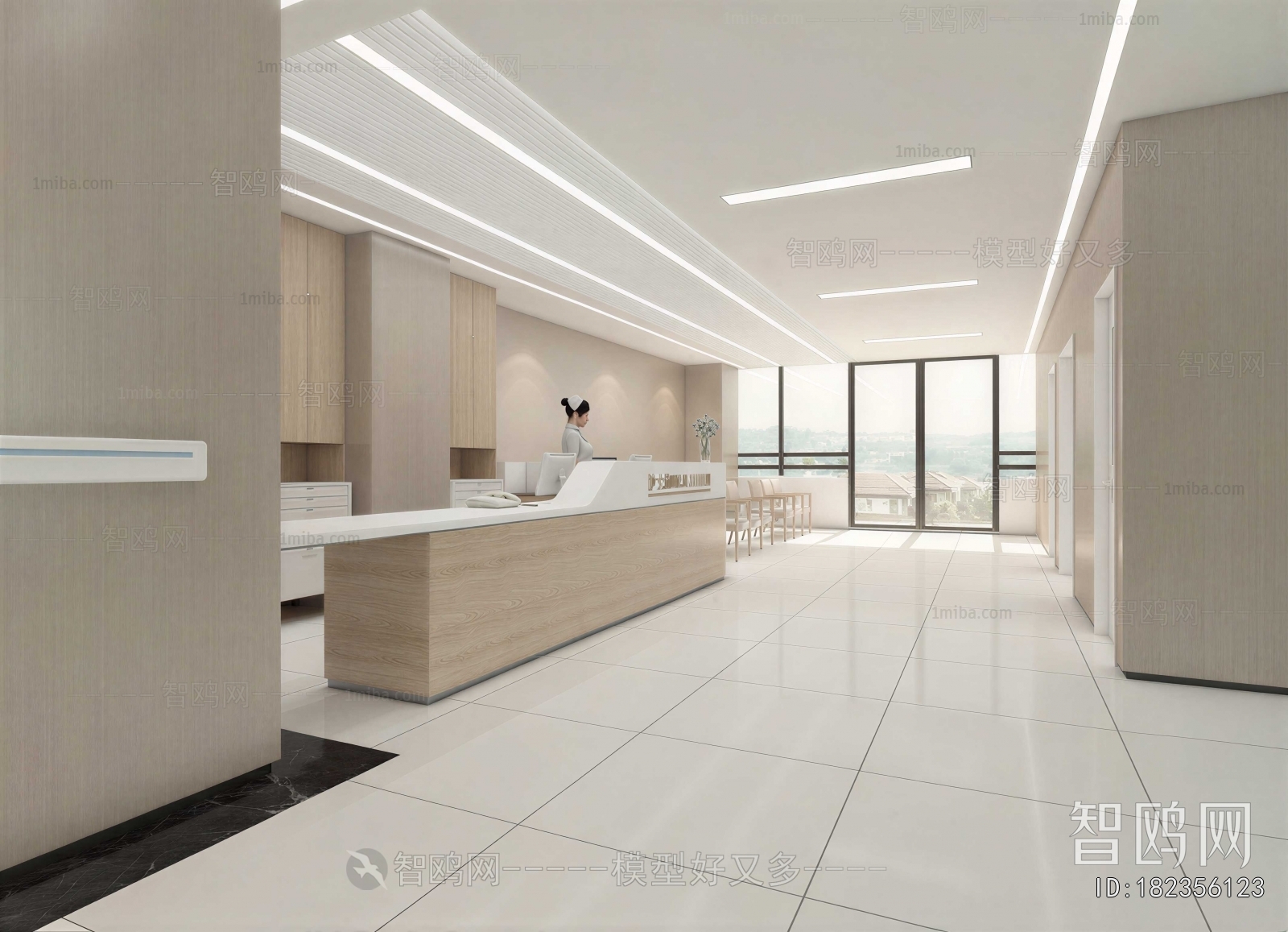 Modern Hospital Hall