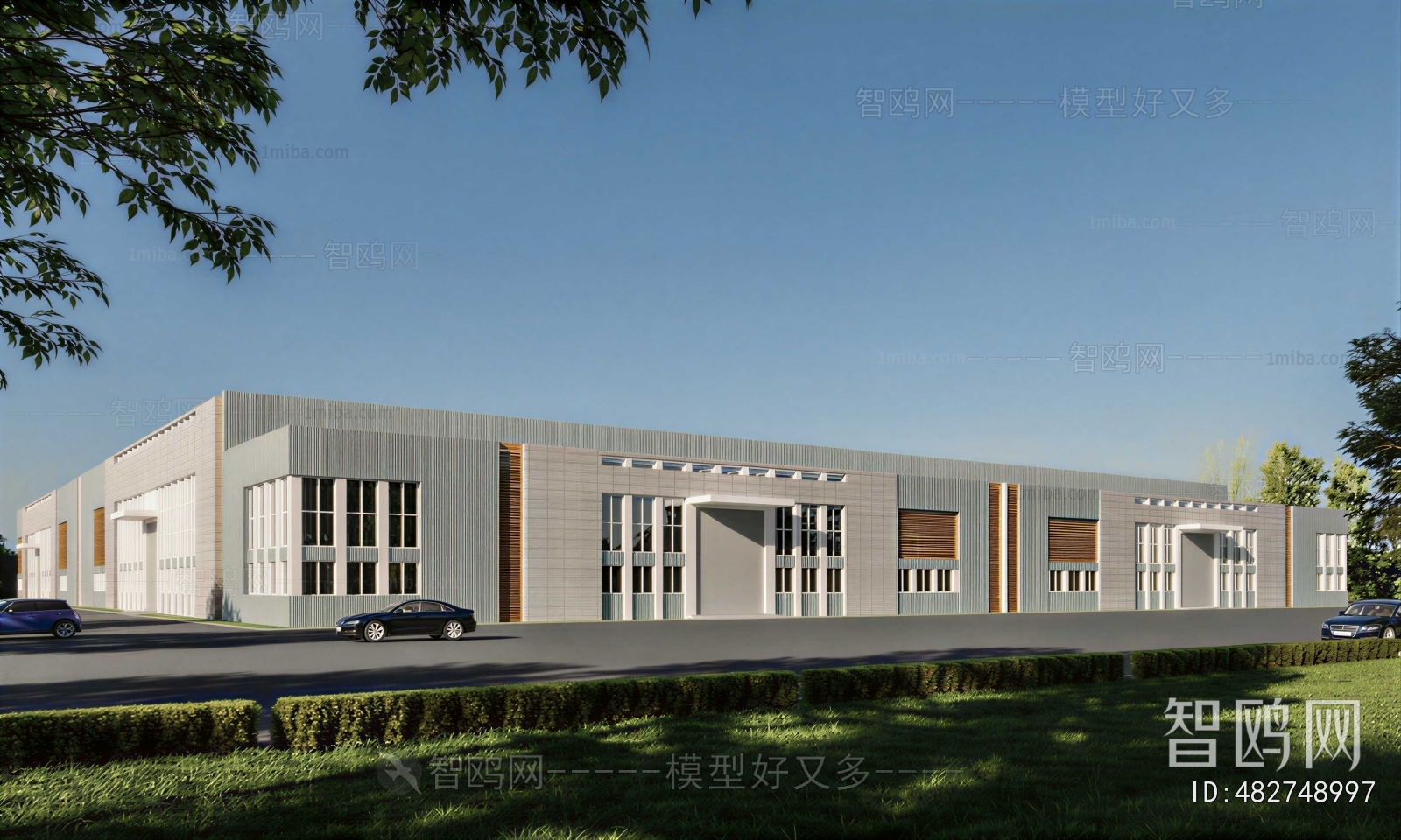 Modern Industrial Building