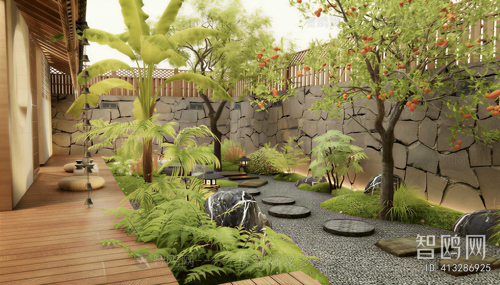 Japanese Style Courtyard/landscape