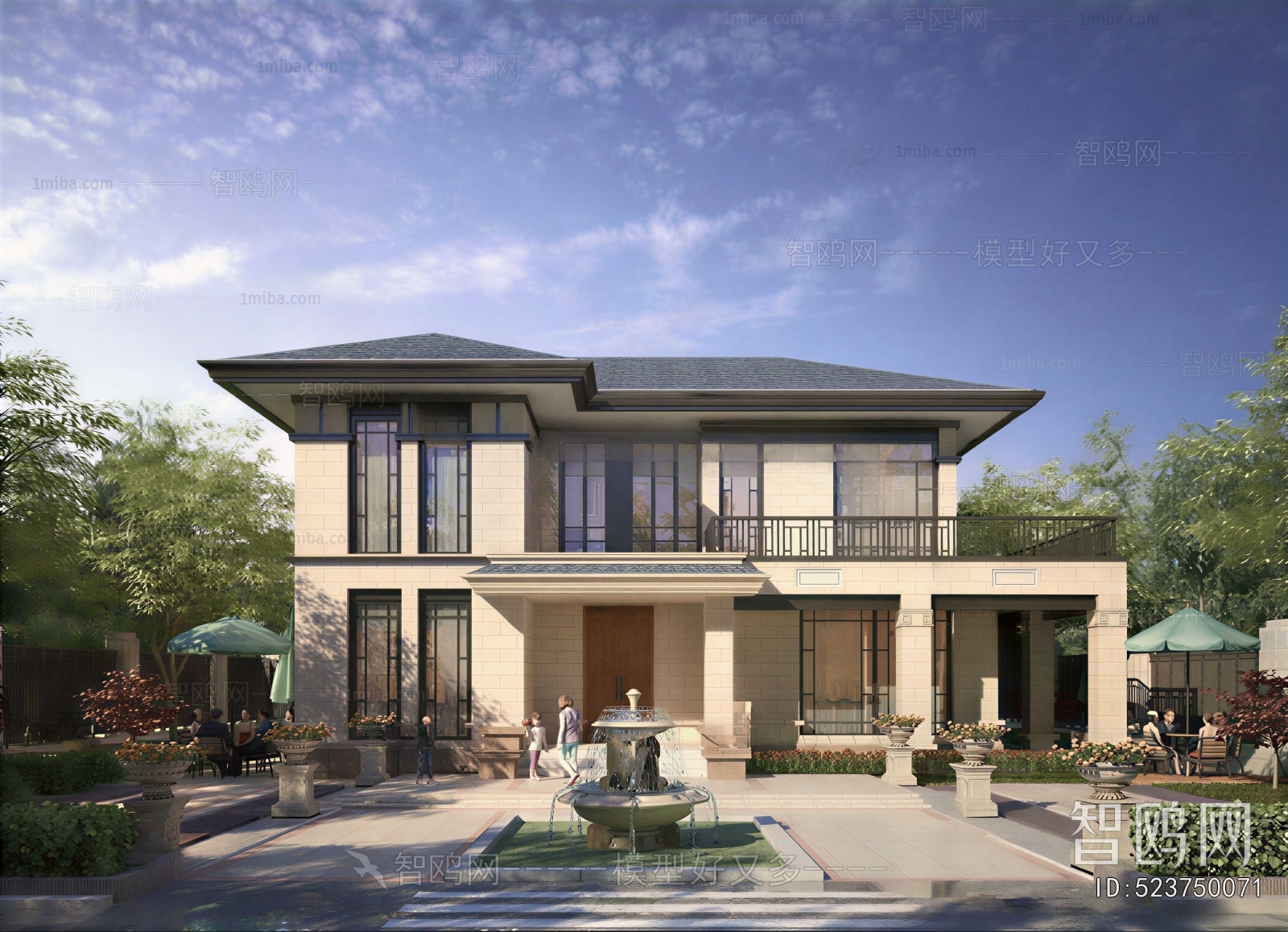 New Chinese Style Detached Villa