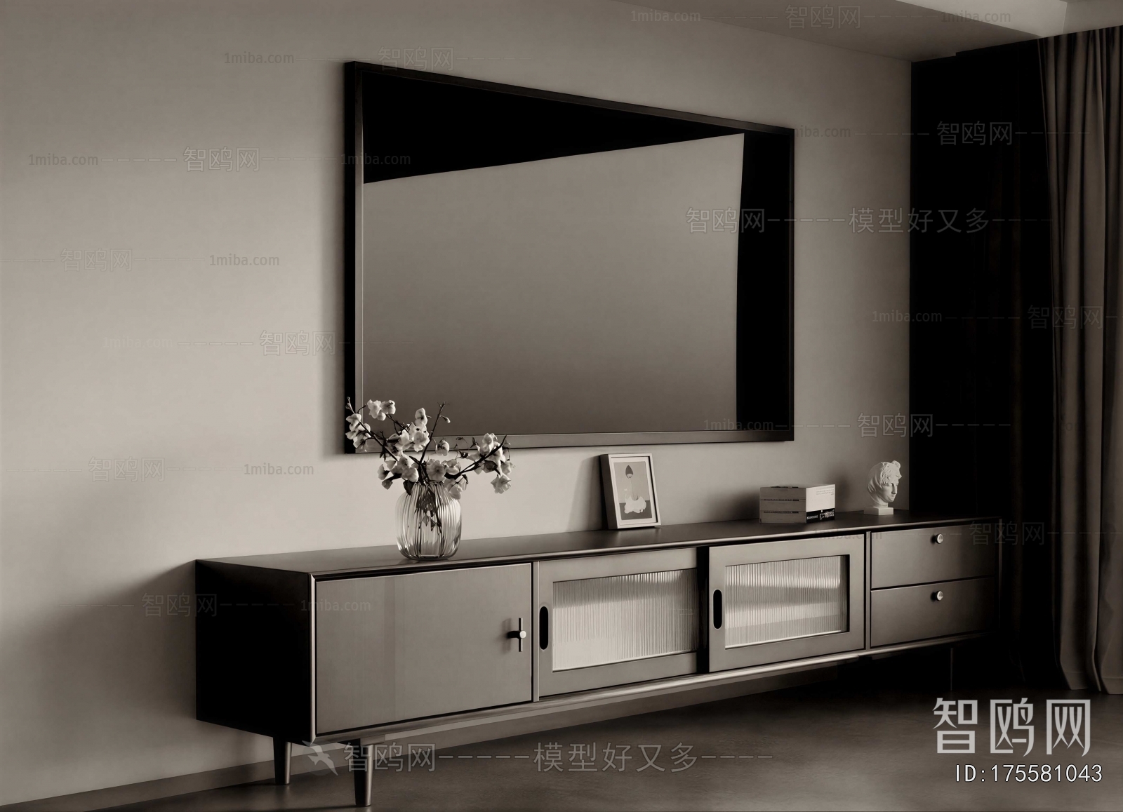 New Chinese Style TV Cabinet