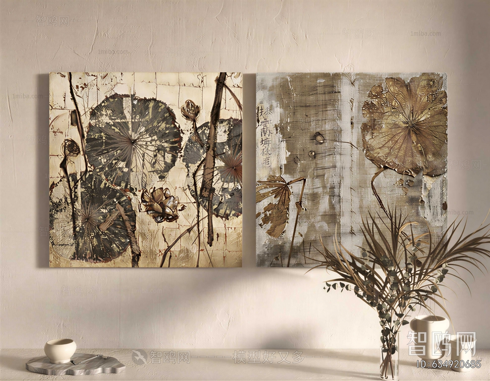 Wabi-sabi Style Painting