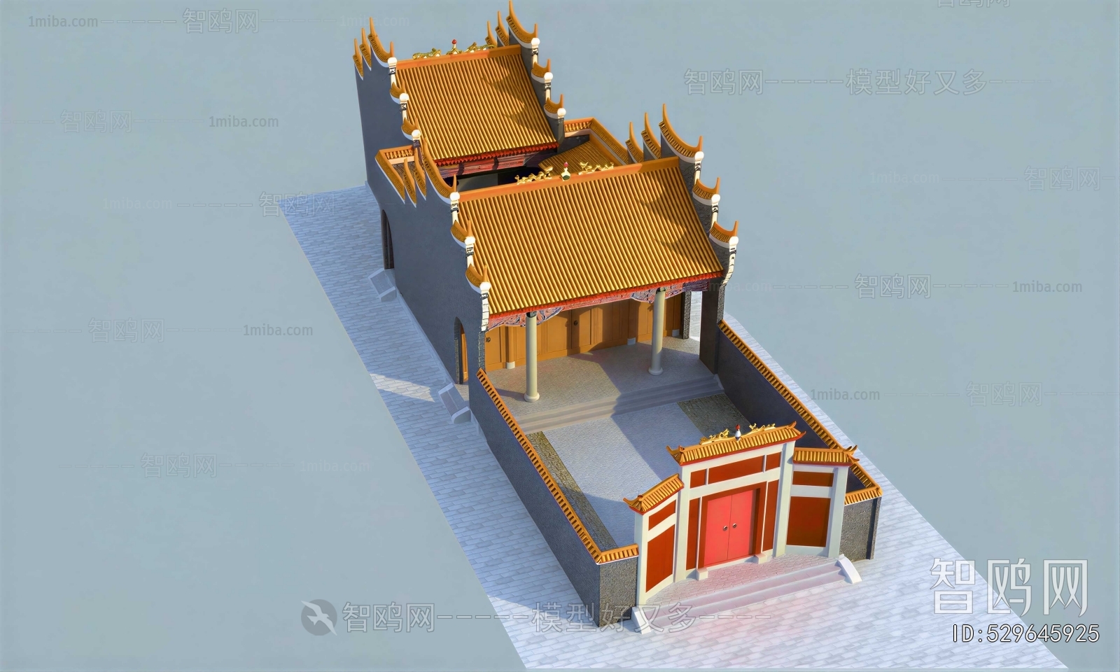Chinese Style Ancient Architectural Buildings
