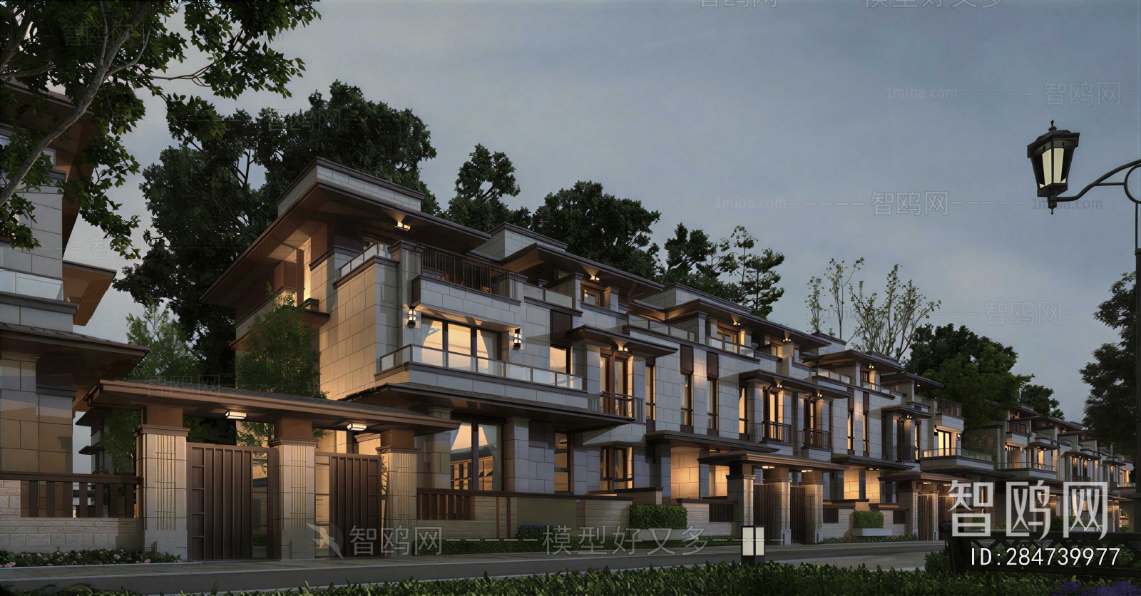 New Chinese Style Townhouse