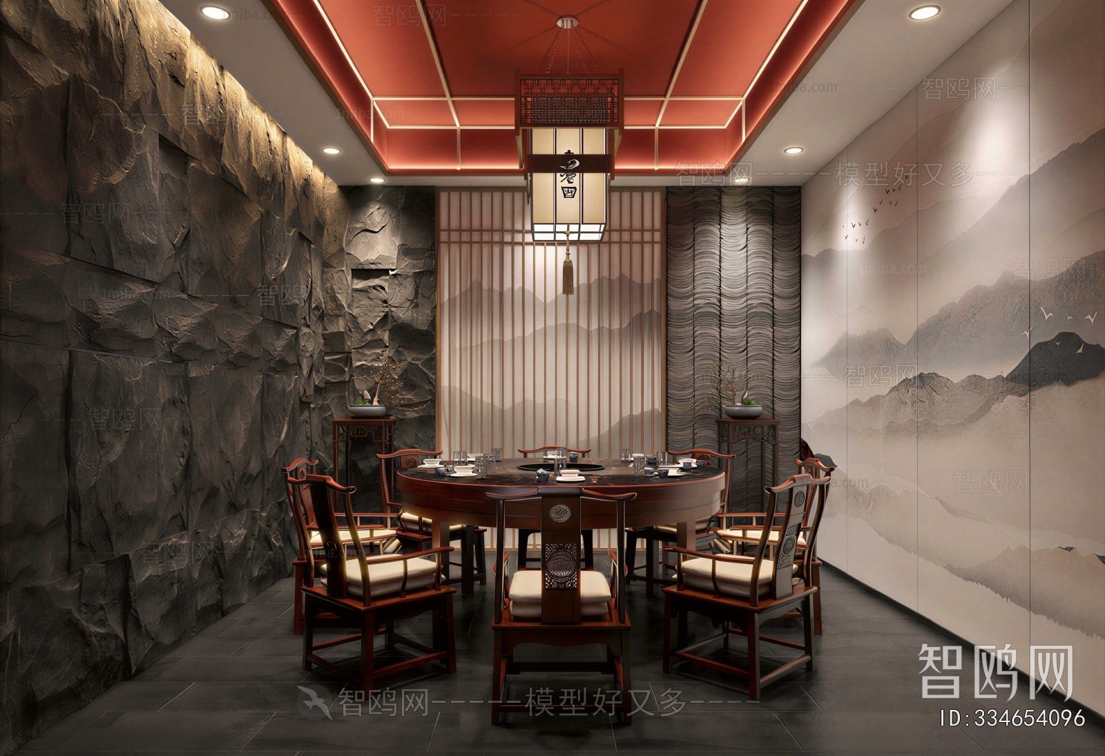 New Chinese Style Restaurant Box