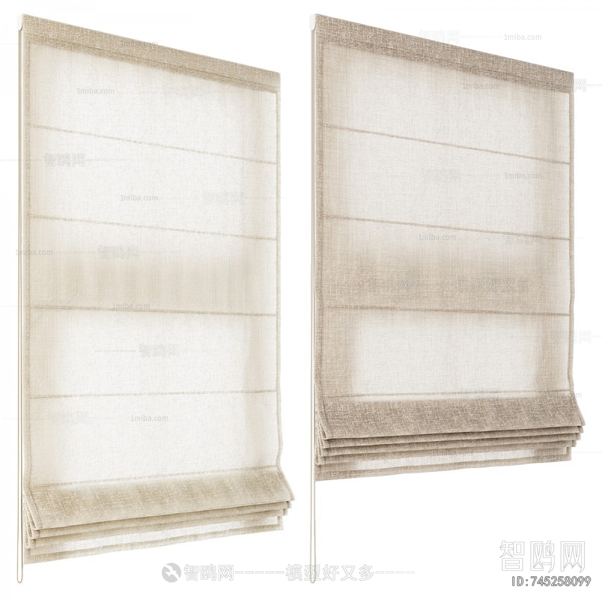 Modern Roman Curtain