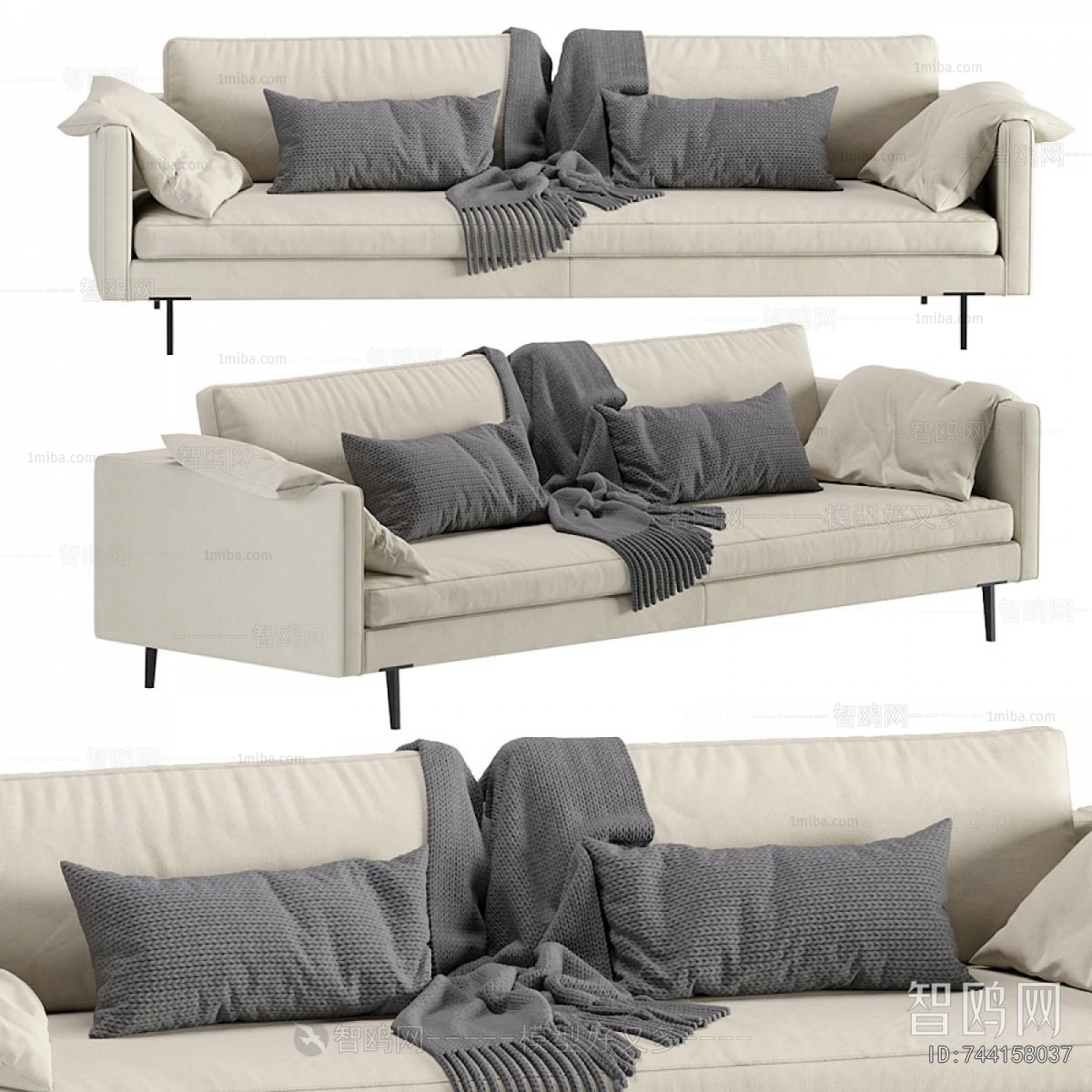 Modern Multi Person Sofa