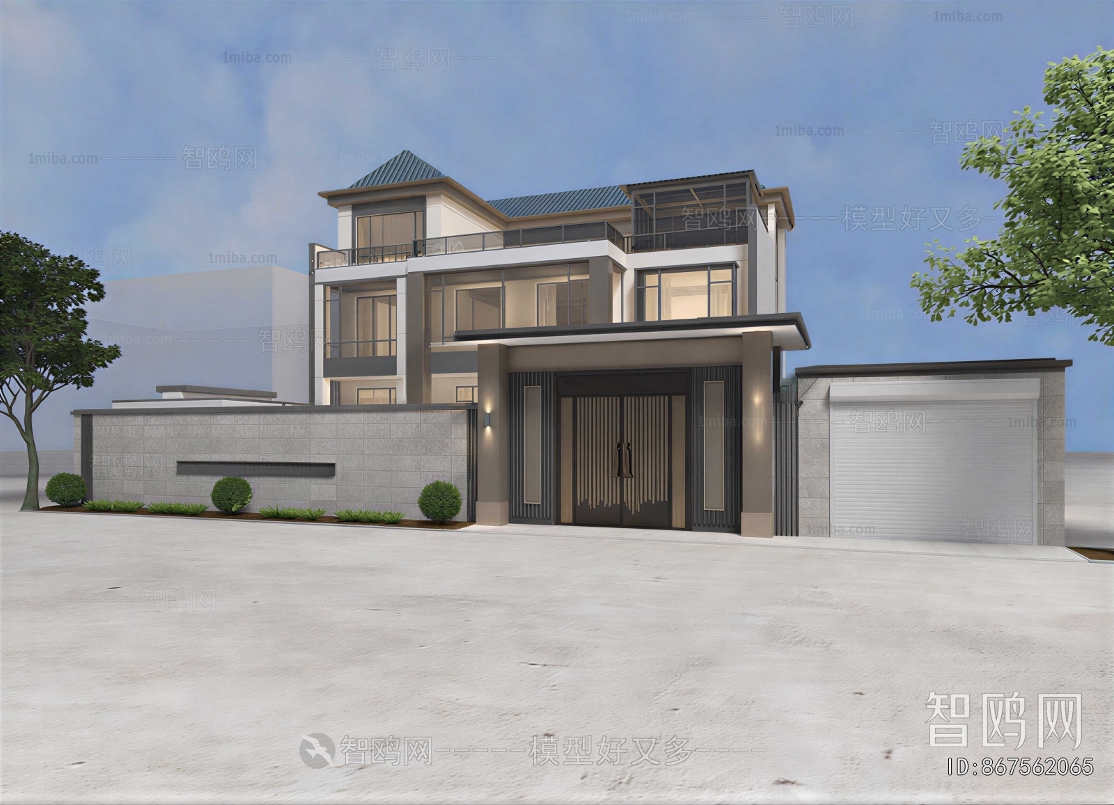 New Chinese Style Facade Element