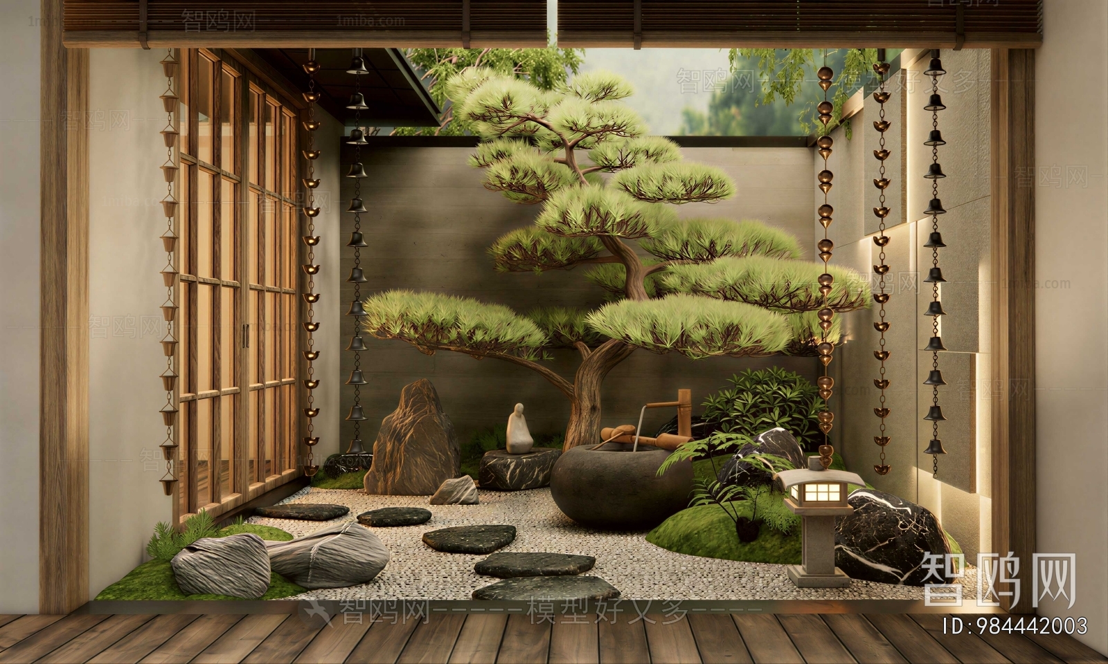 New Chinese Style Courtyard/landscape