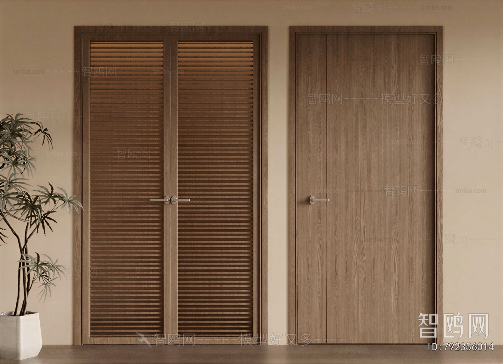 Modern Single Door