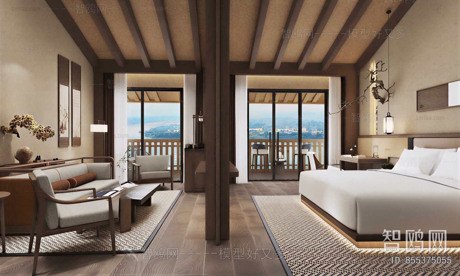 New Chinese Style Guest Room