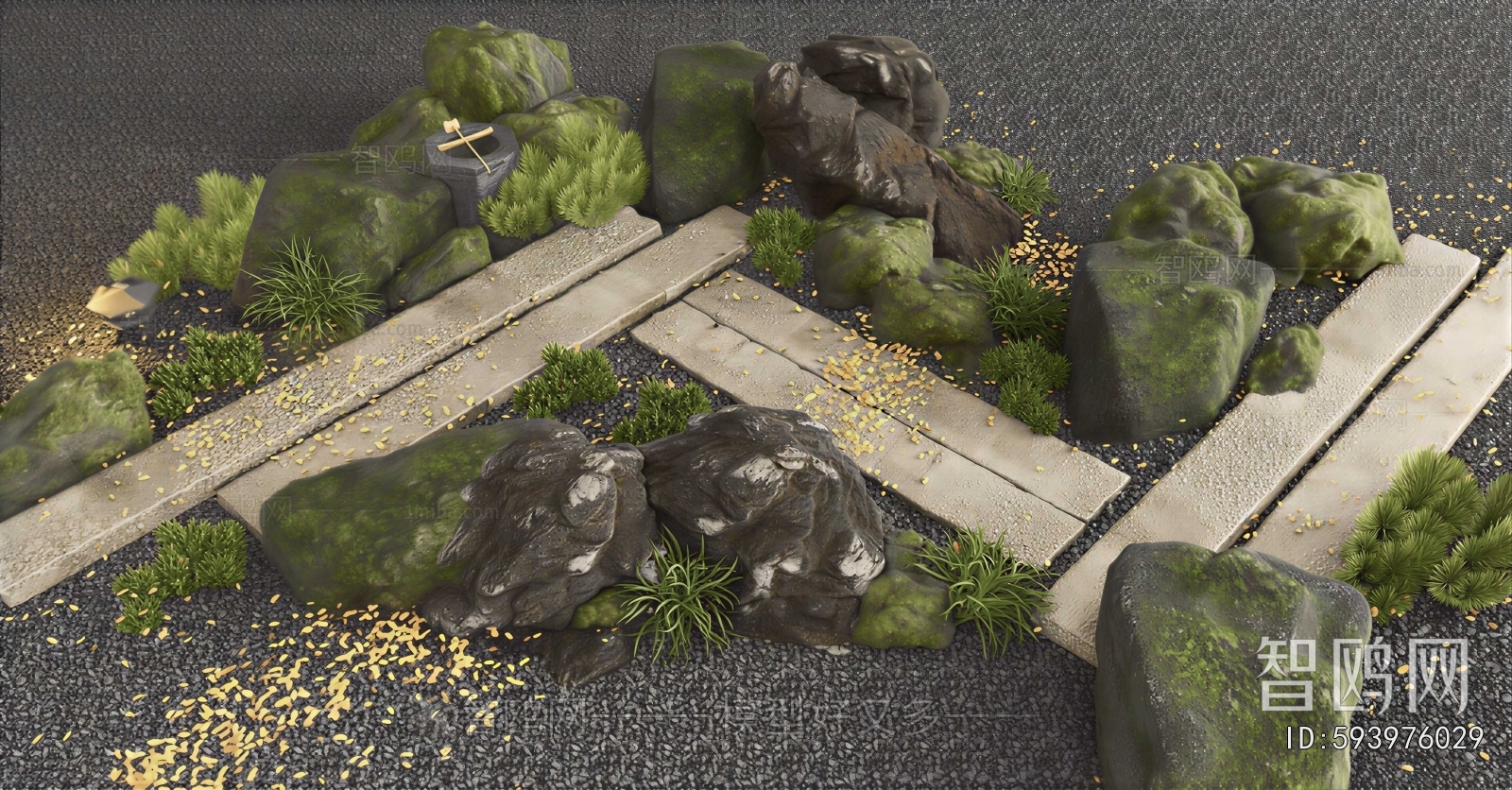 Japanese Style Courtyard/landscape