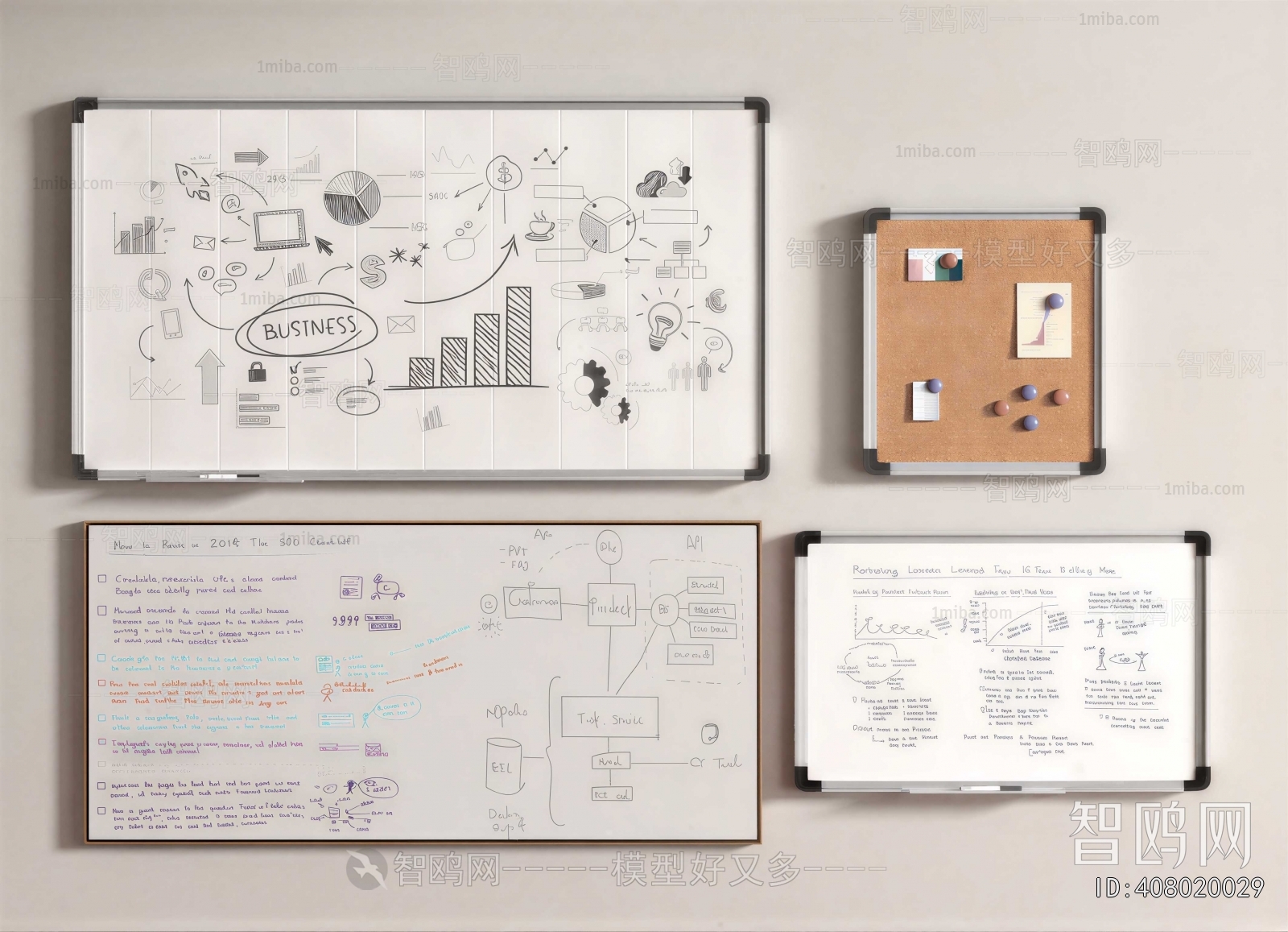 Modern Blackboard/whiteboard