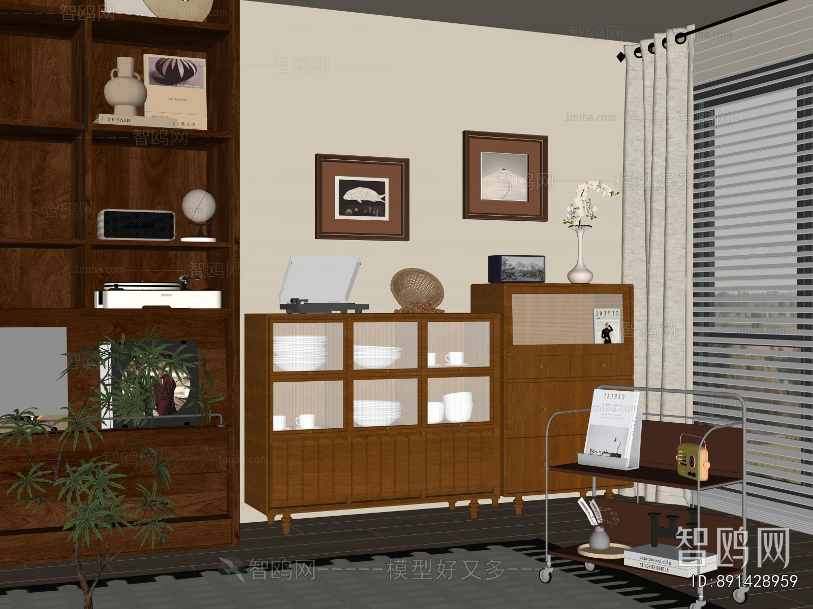Wabi-sabi Style Sideboard