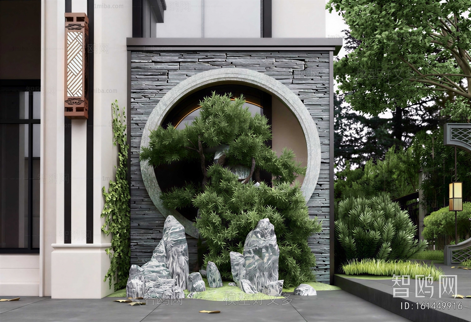 New Chinese Style Courtyard/landscape