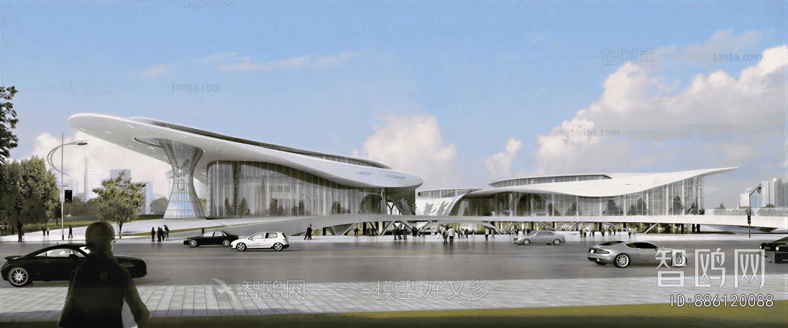 Modern Appearance Of Commercial Building