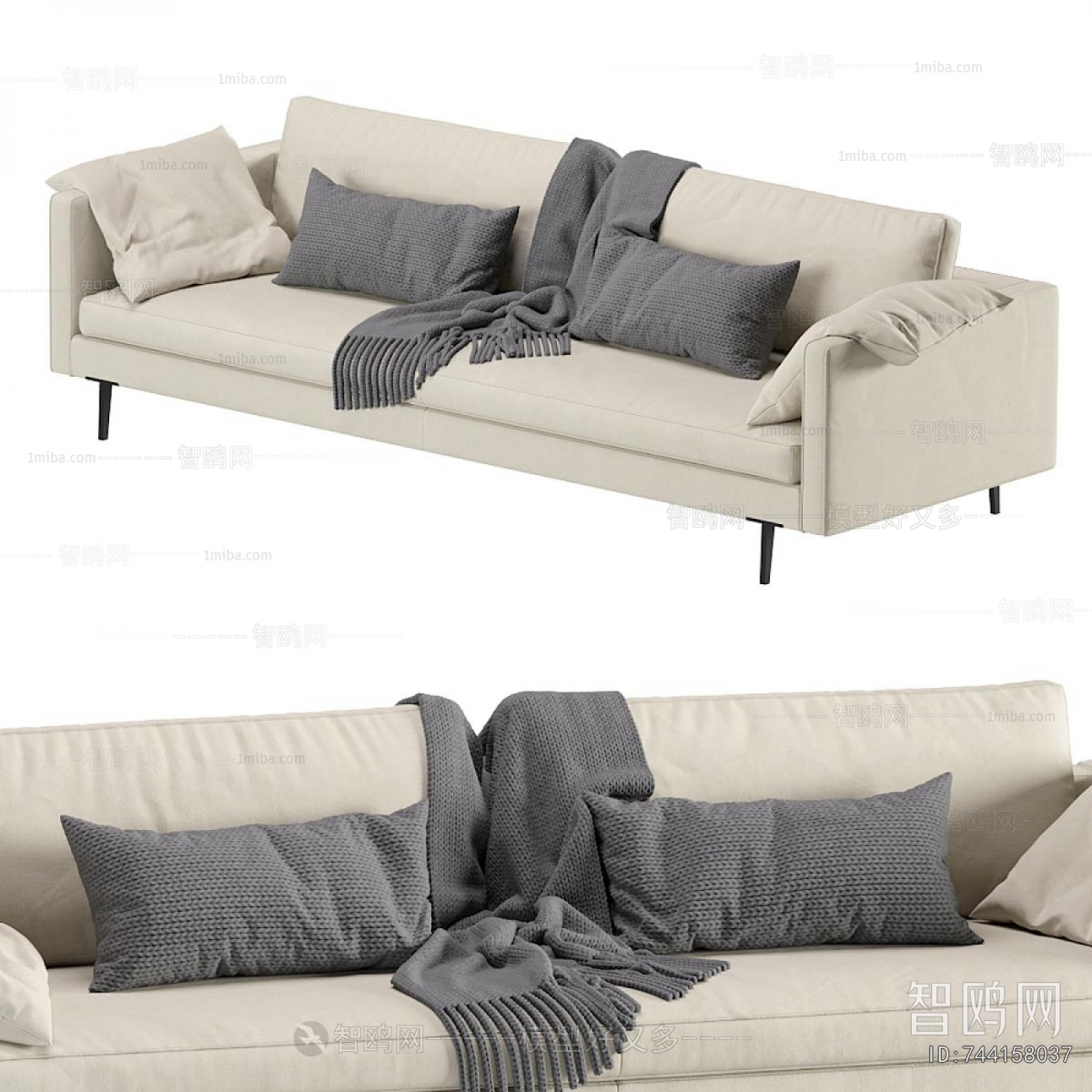 Modern Multi Person Sofa