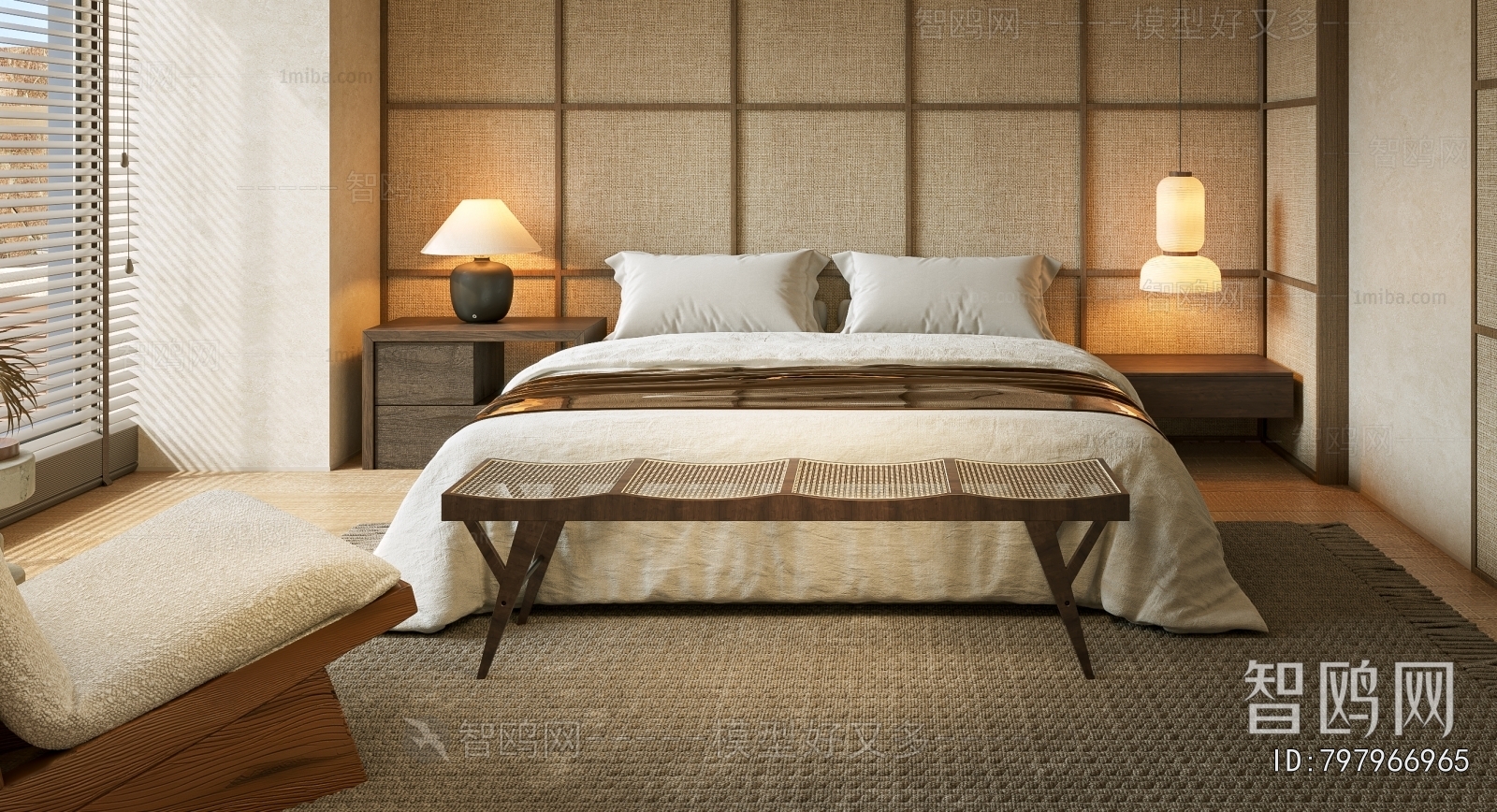 Modern Double Bed