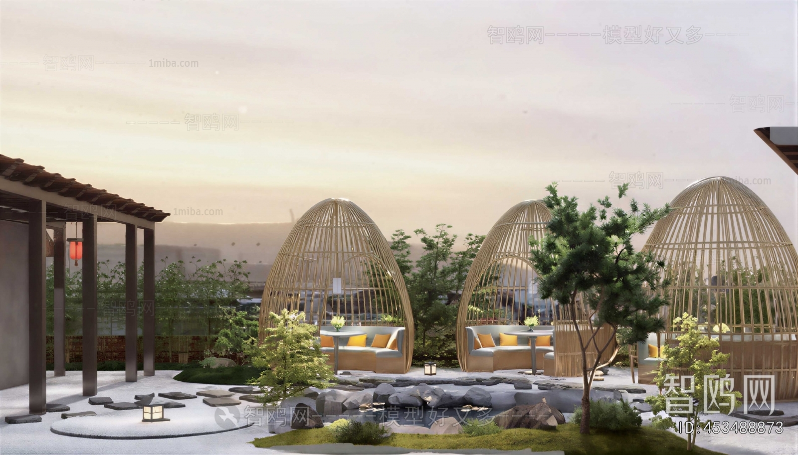 Japanese Style Courtyard/landscape
