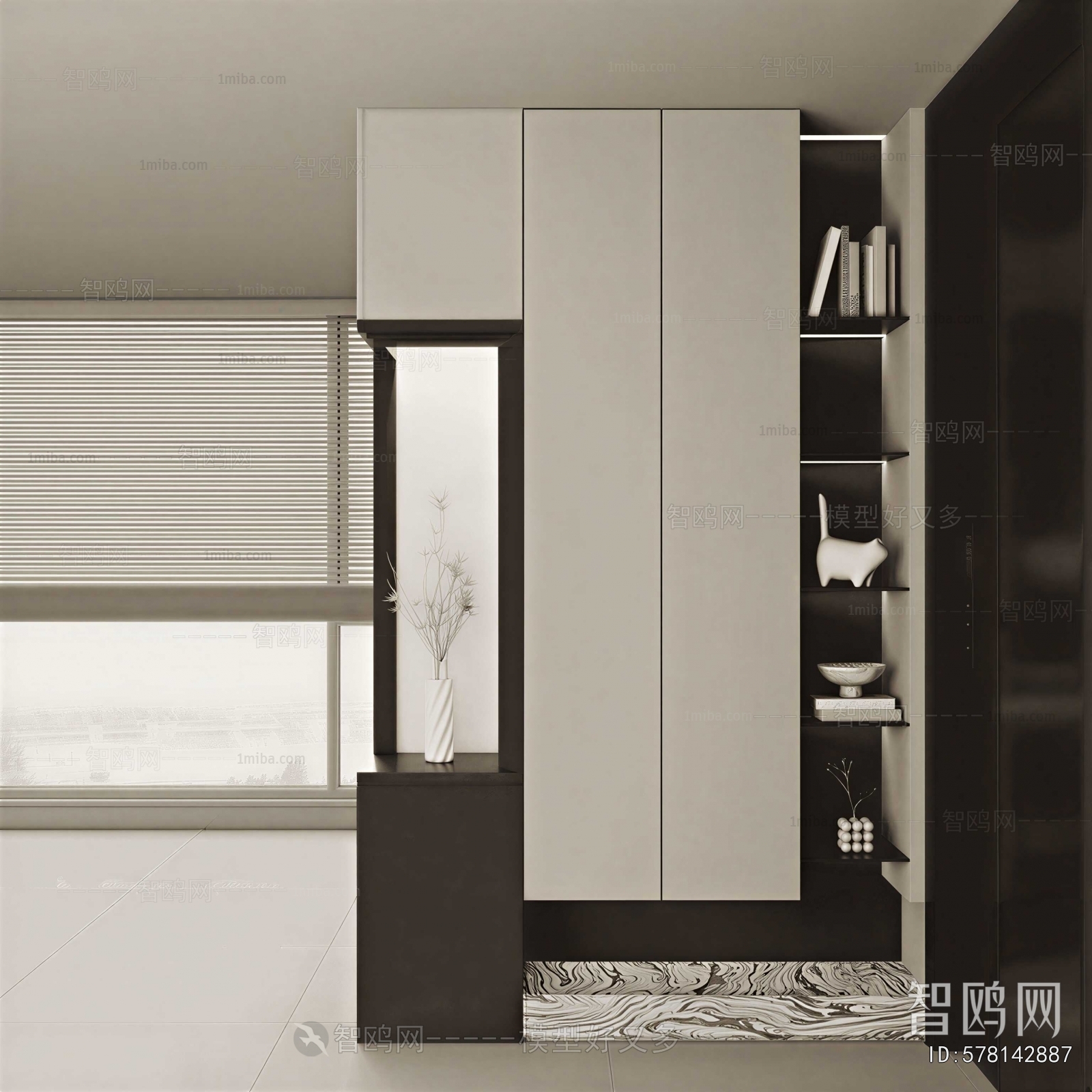 Modern Shoe Cabinet