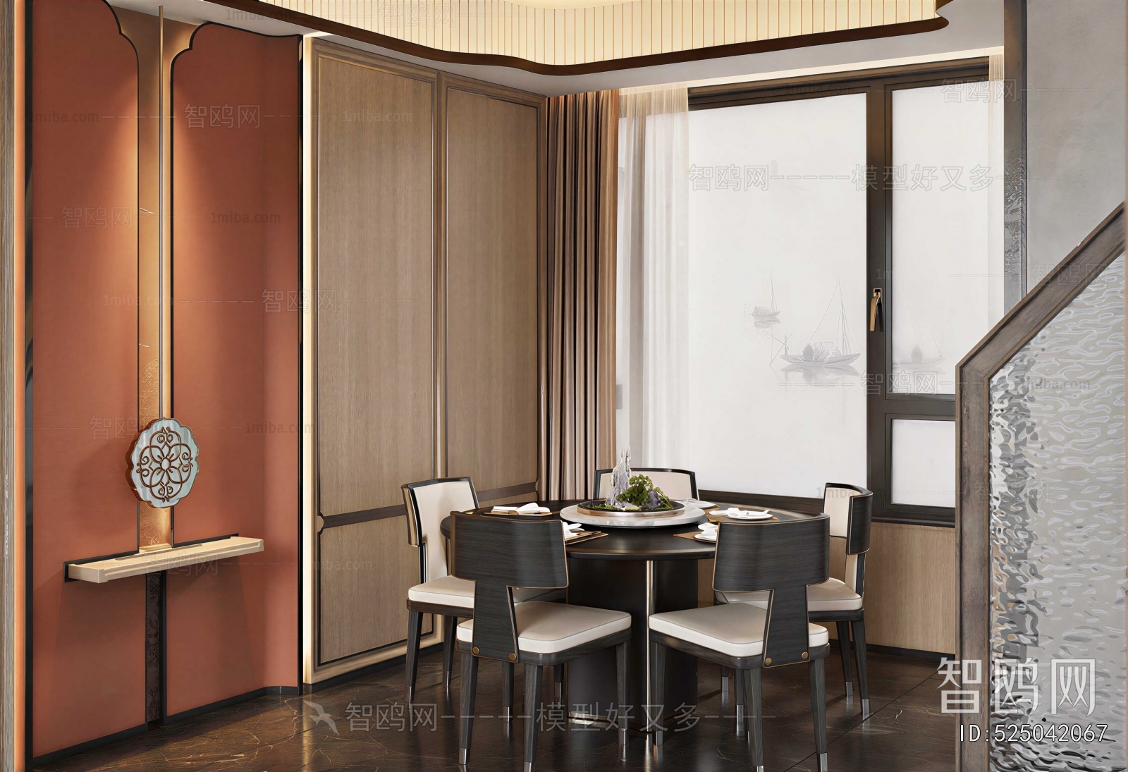 New Chinese Style Dining Room