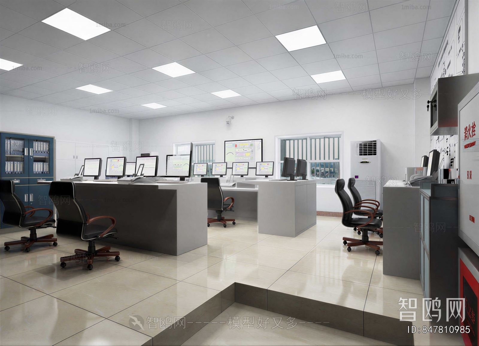 Modern Monitor Room