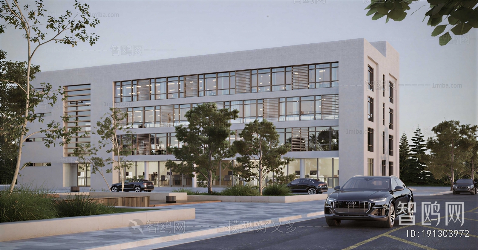 Modern Appearance Of Commercial Building