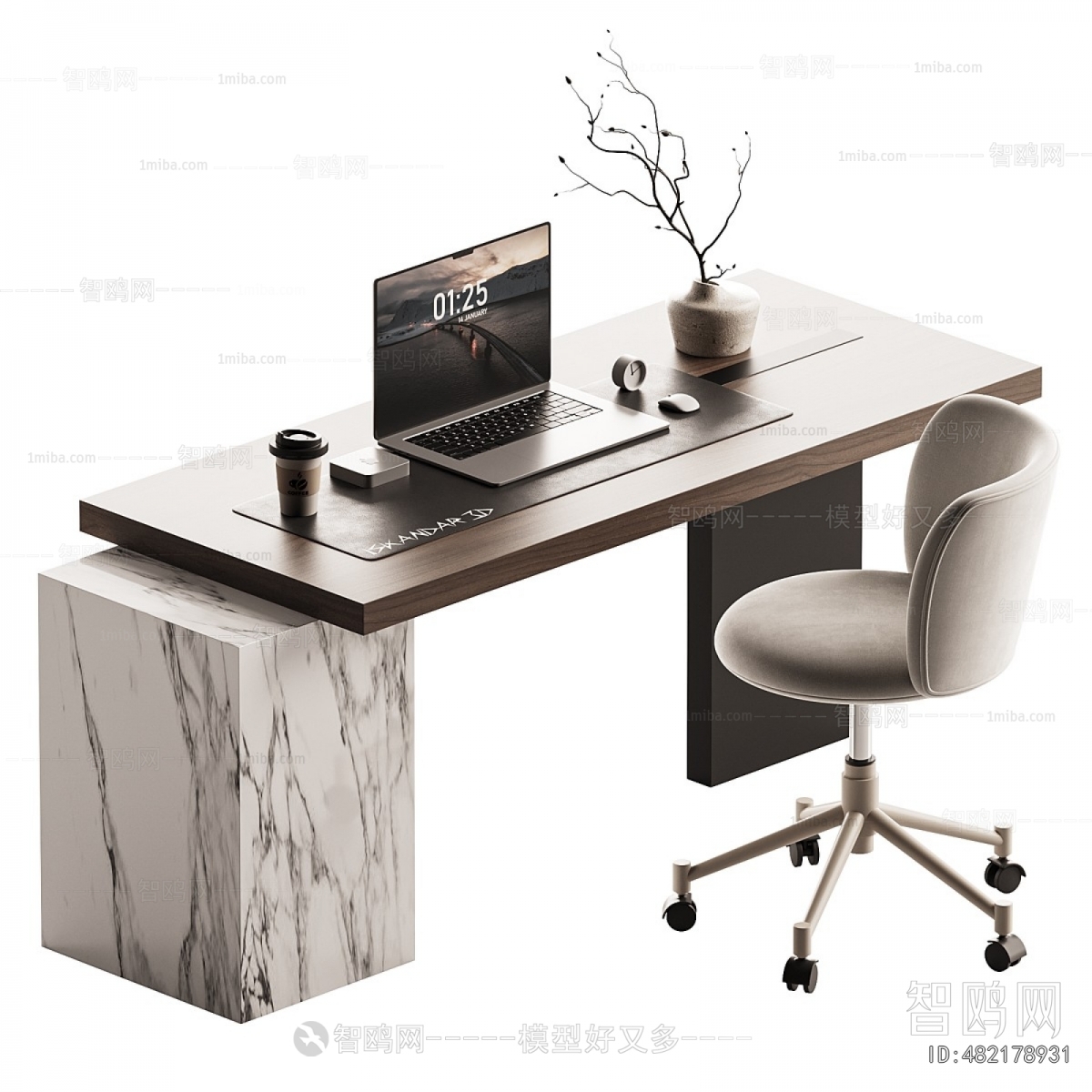 Modern Office Desk And Chair